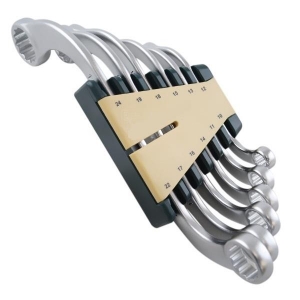 Doppel-Ringschl&uuml;sselsatz S-Form, 6-tlg.