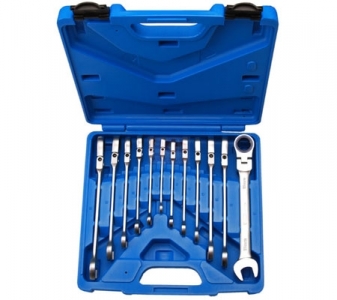 Ratschenring-Maulschl&uuml;ssel-Set, 90&deg;